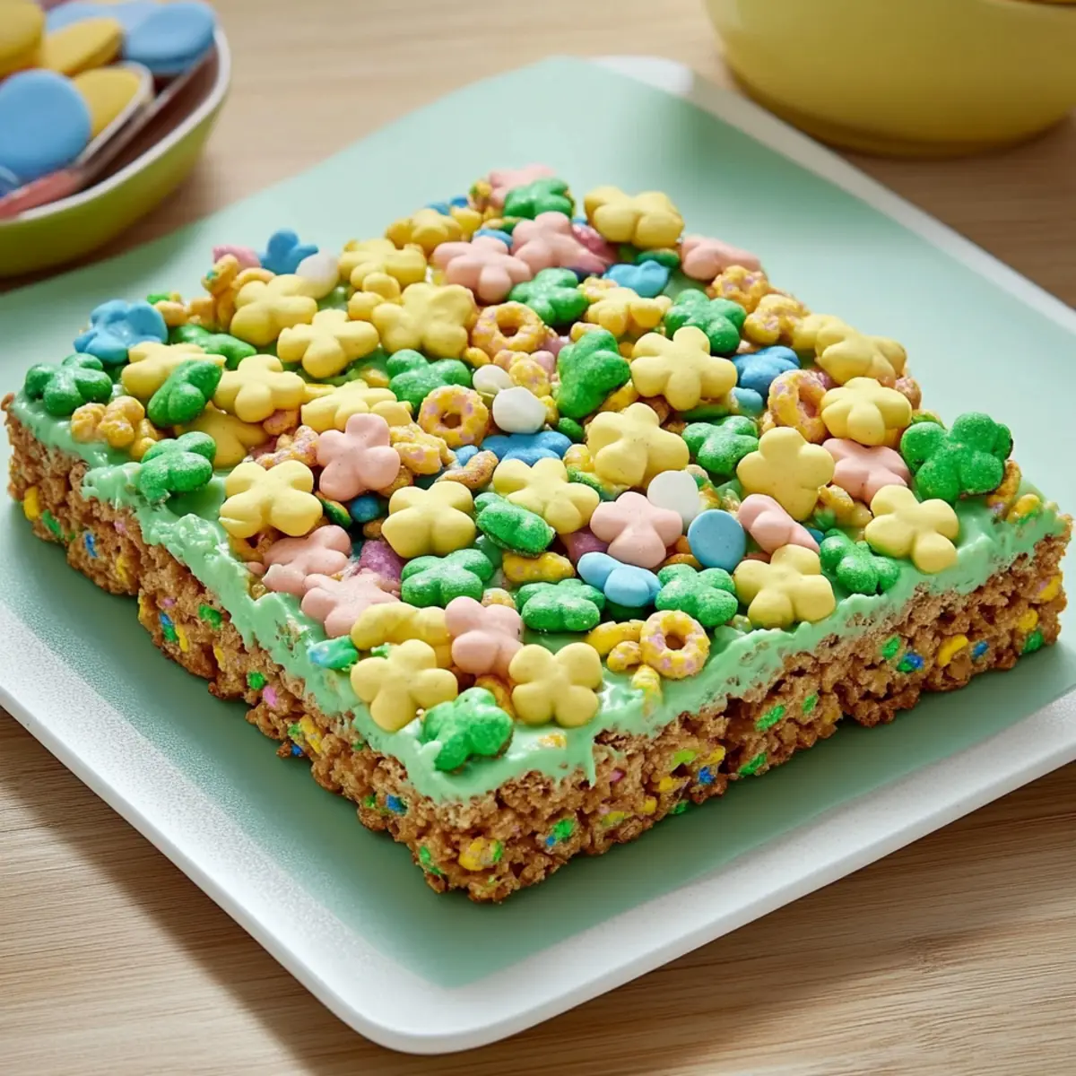 St. Patrick’s Day Lucky Charms Krispie Treats