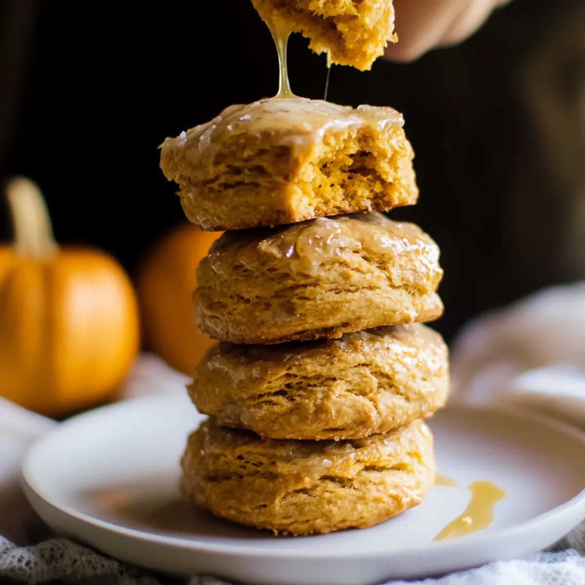 Pumpkin Cinnamon Biscuits