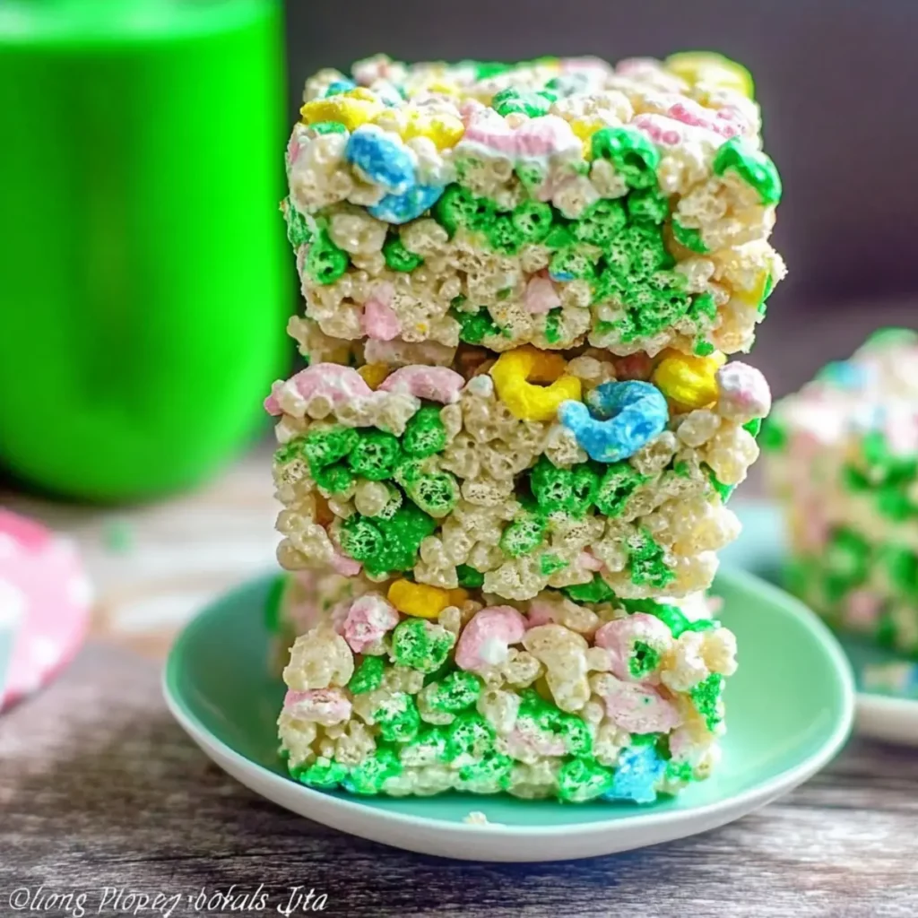 Lucky Charms Rice Krispie Treats