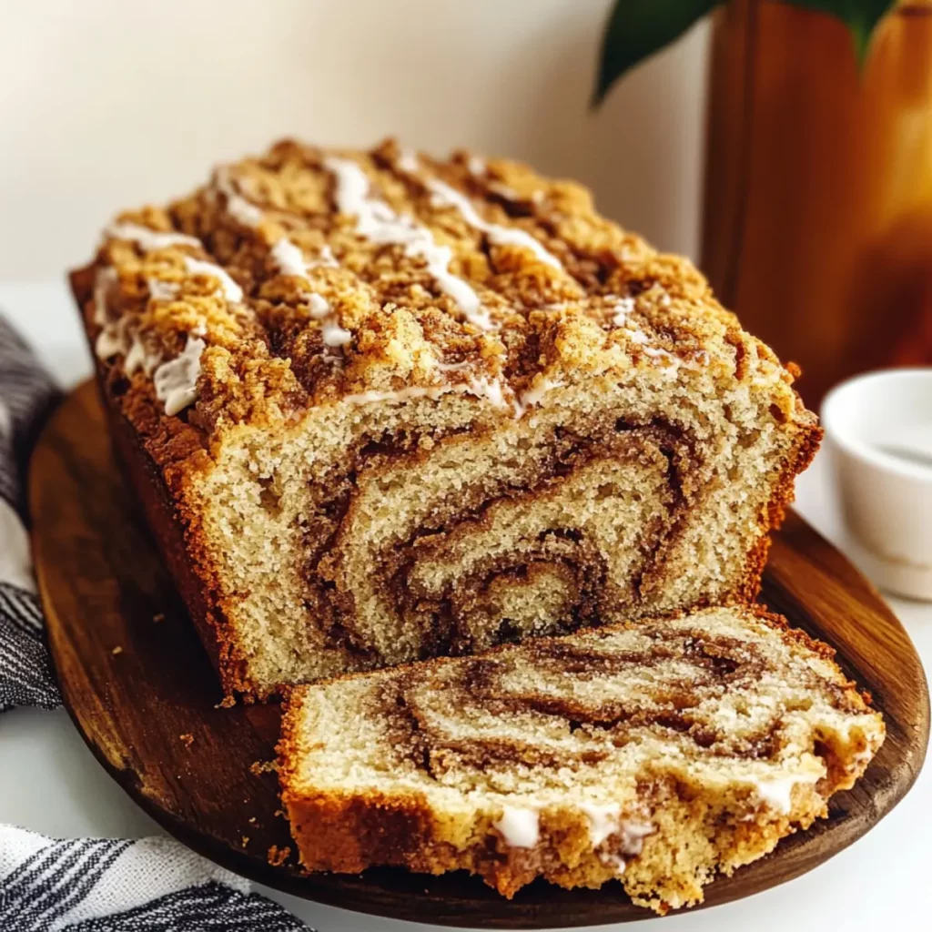 Brown Butter Cinnamon Swirl Crumb Loaf