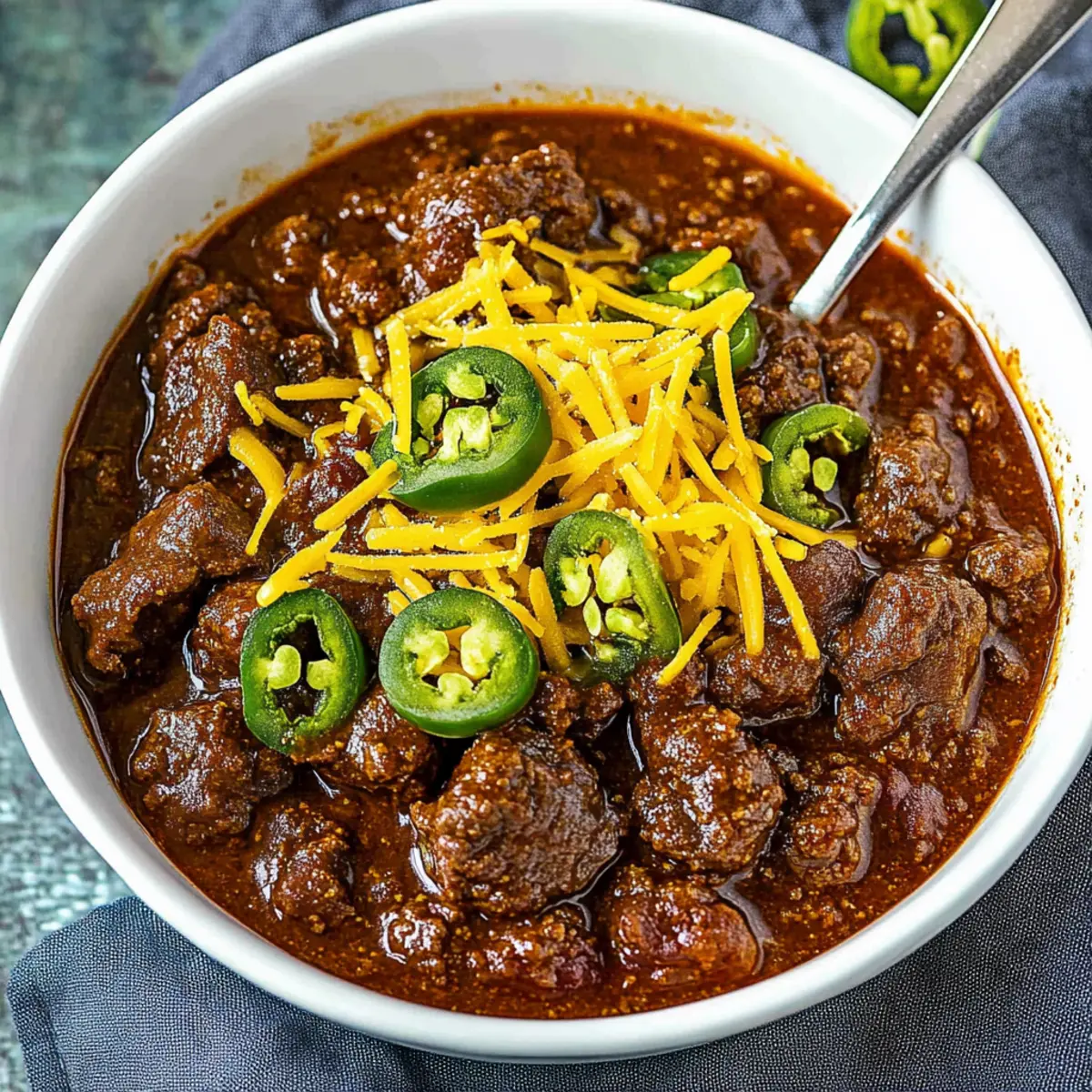 Authentic Texas Chili
