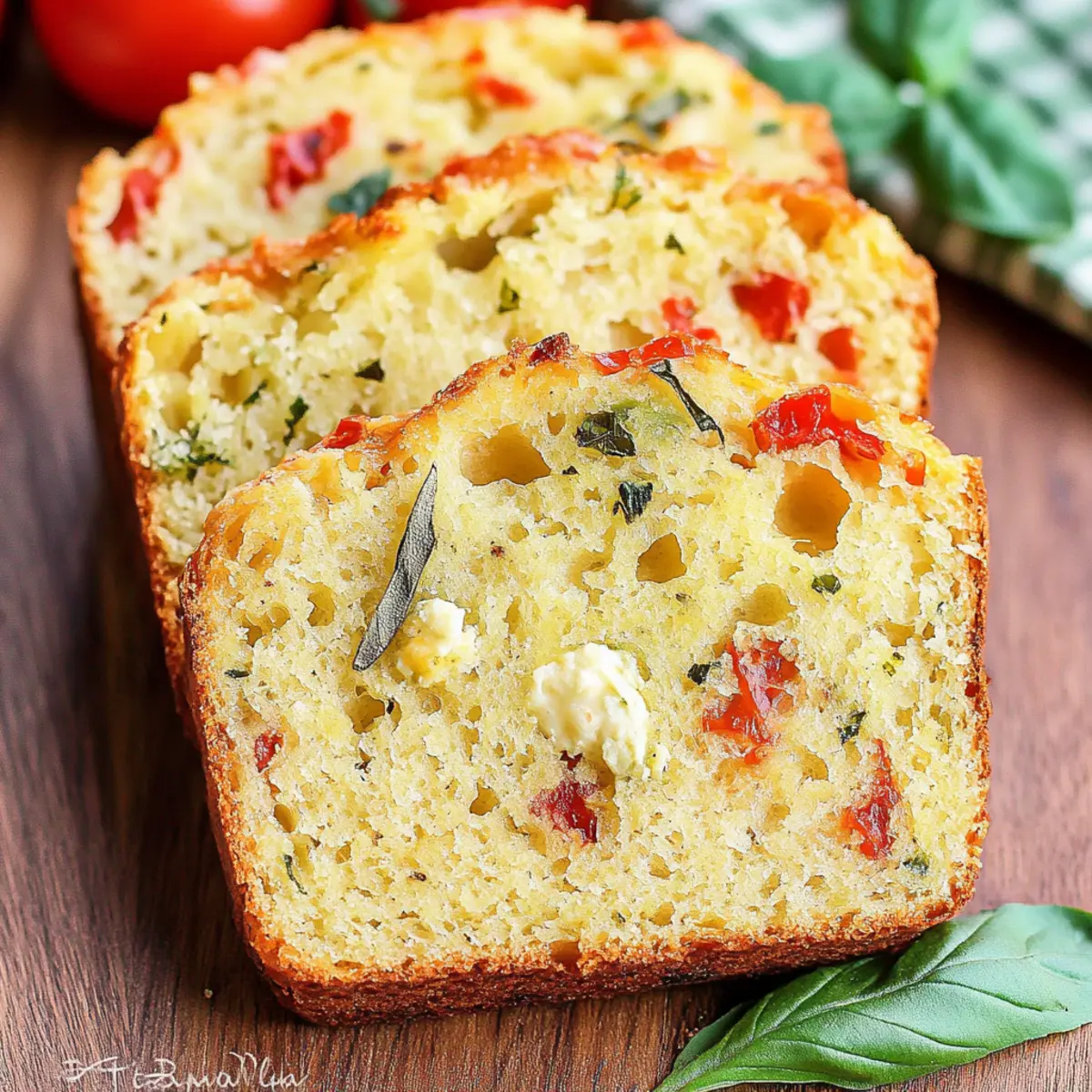 Caprese Quick Bread