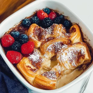 Croissant French Toast Bake