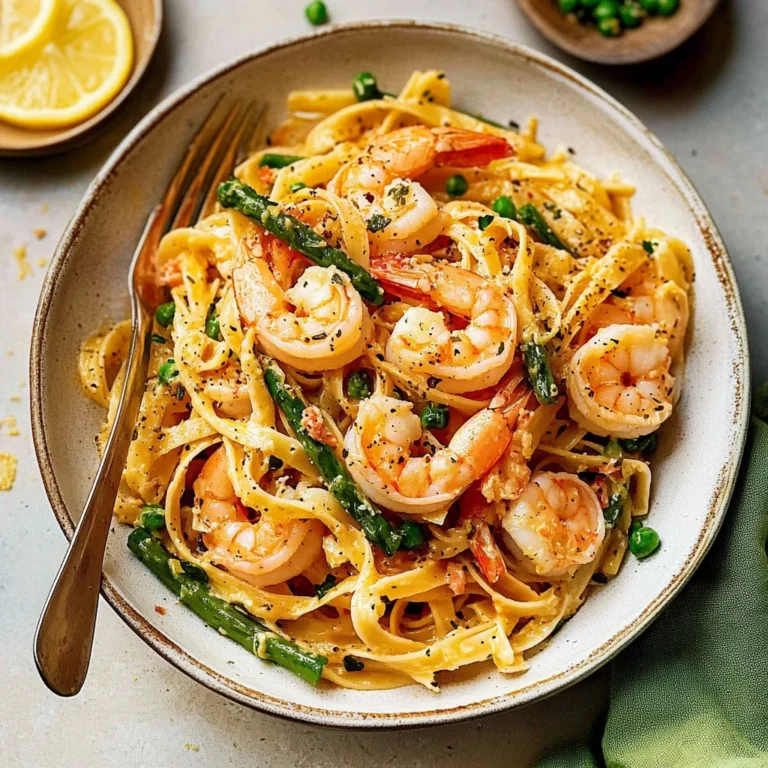 lemon garlic shrimp pasta: A Zesty Dinner Delight