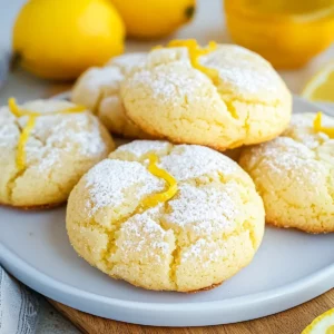 Soft & Chewy Lemon Cookies