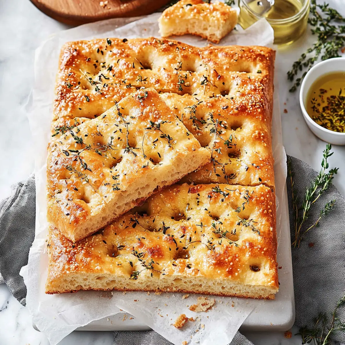 Easy Homemade Focaccia Bread