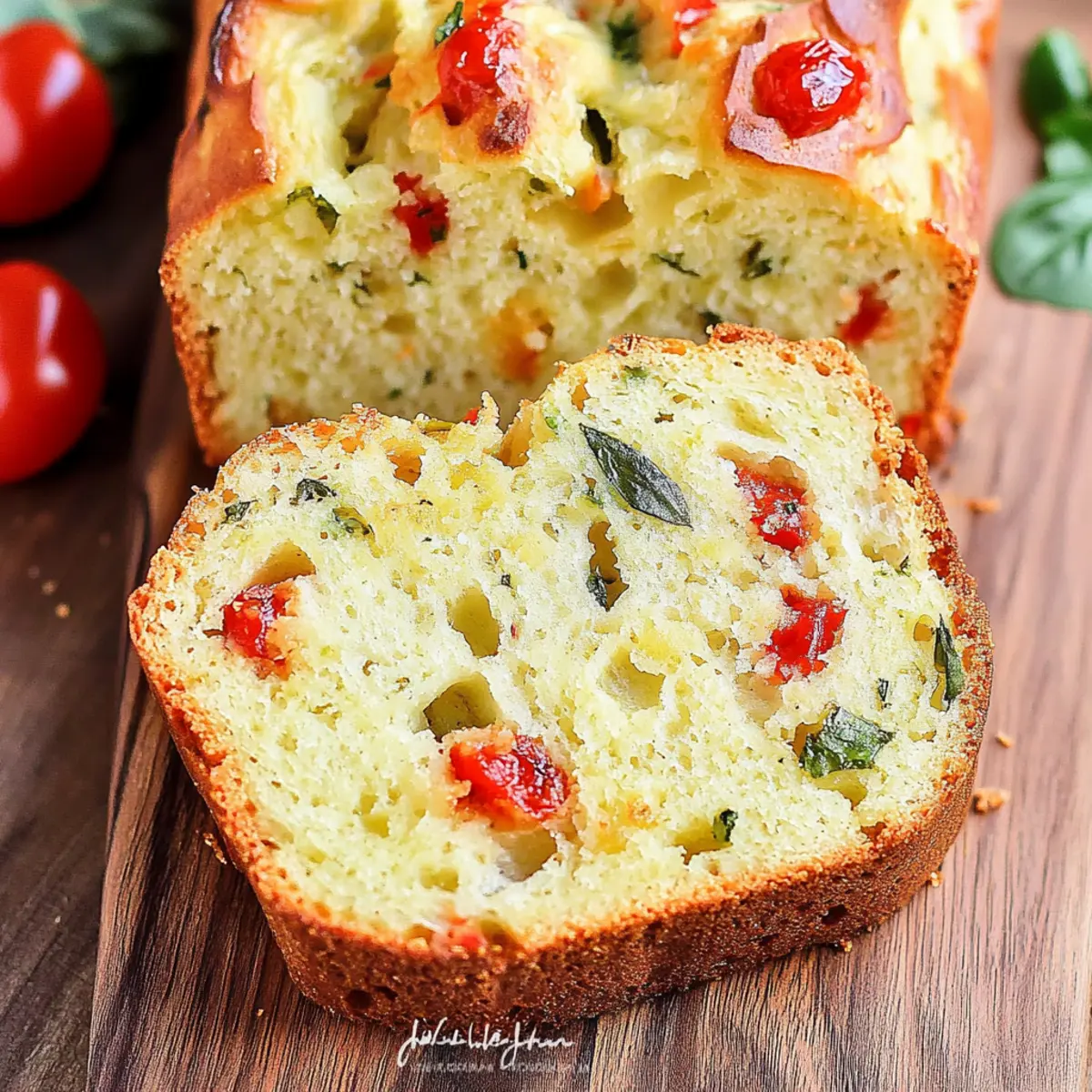 Caprese Quick Bread