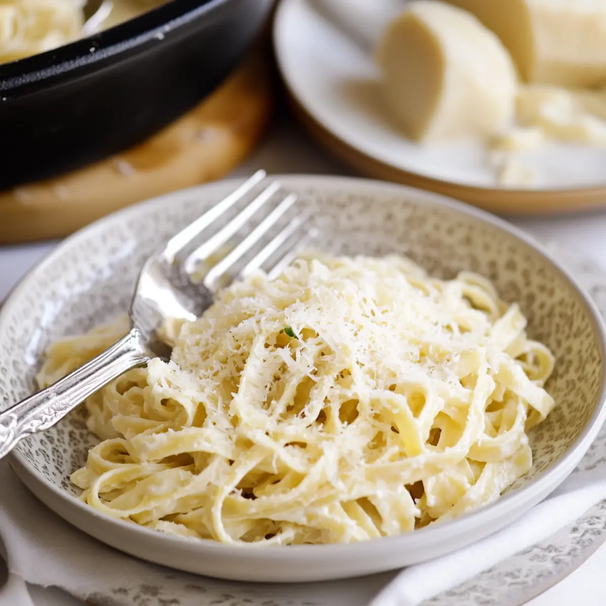 Traditional Italian Fettuccine Alfredo