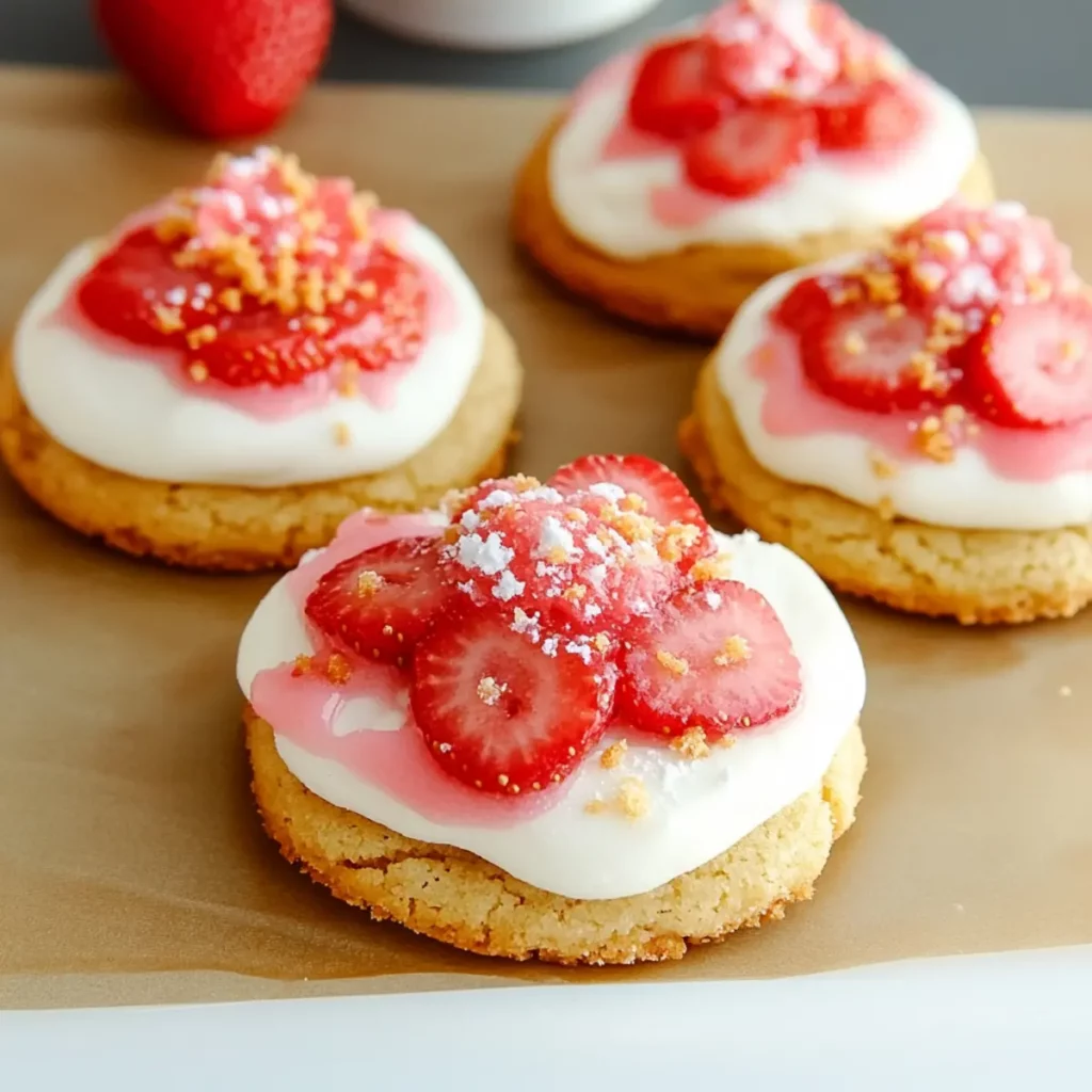 Strawberry Shortcake Cookie
