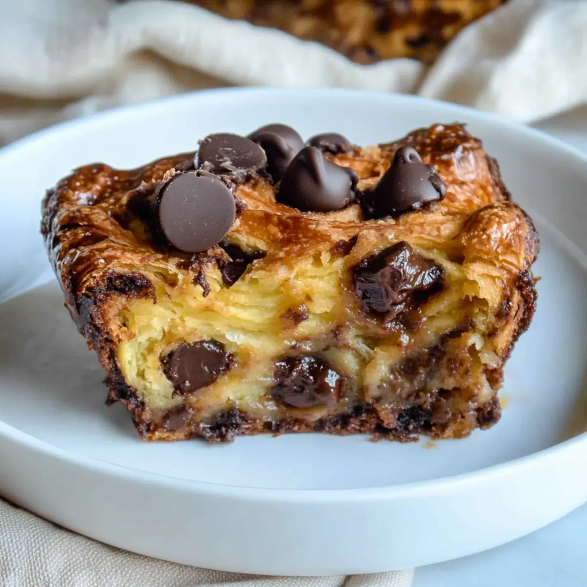 Chocolate Croissant Breakfast Bake