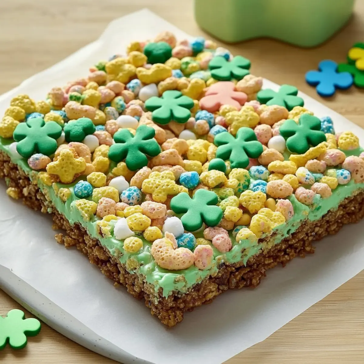 St. Patrick’s Day Lucky Charms Krispie Treats