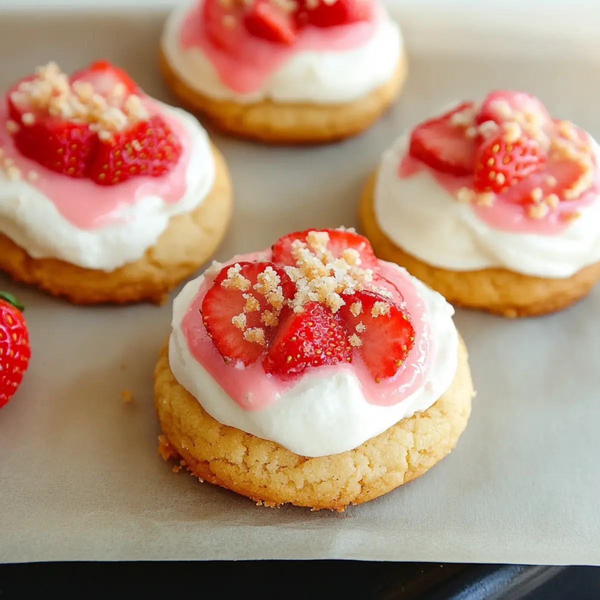 Strawberry Shortcake Cookie