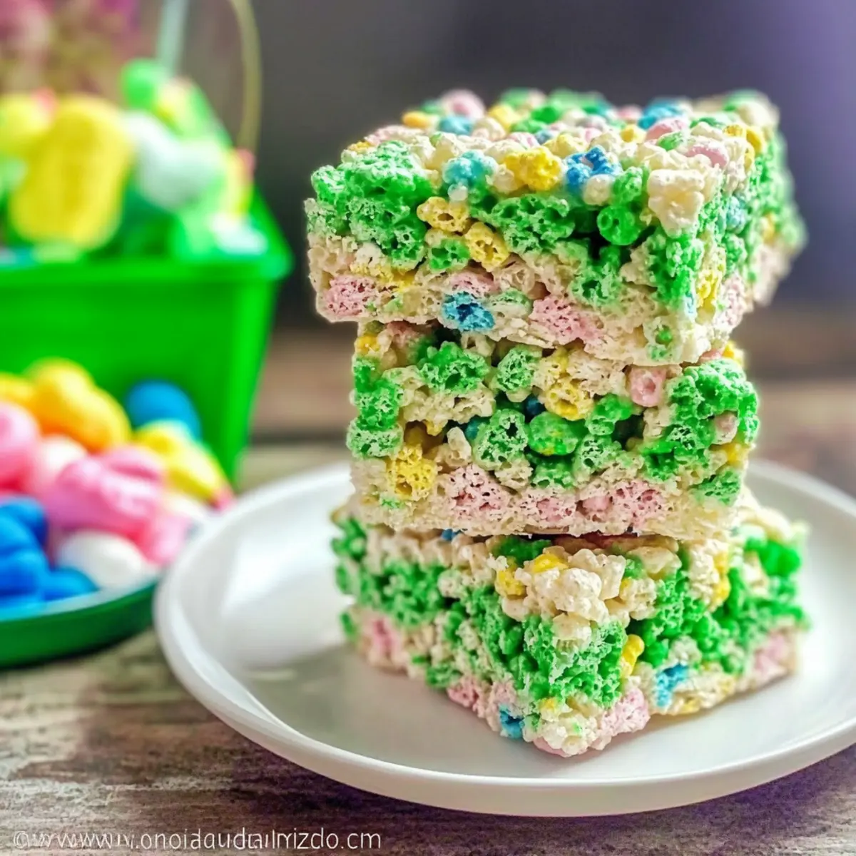 Lucky Charms Rice Krispie Treats