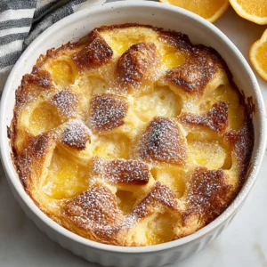 Orange Croissant Breakfast Bake