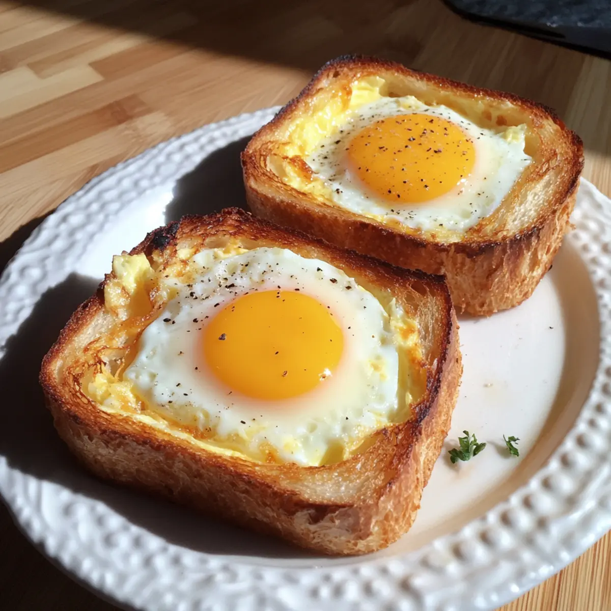 Easy Egg & Cheese Toasts