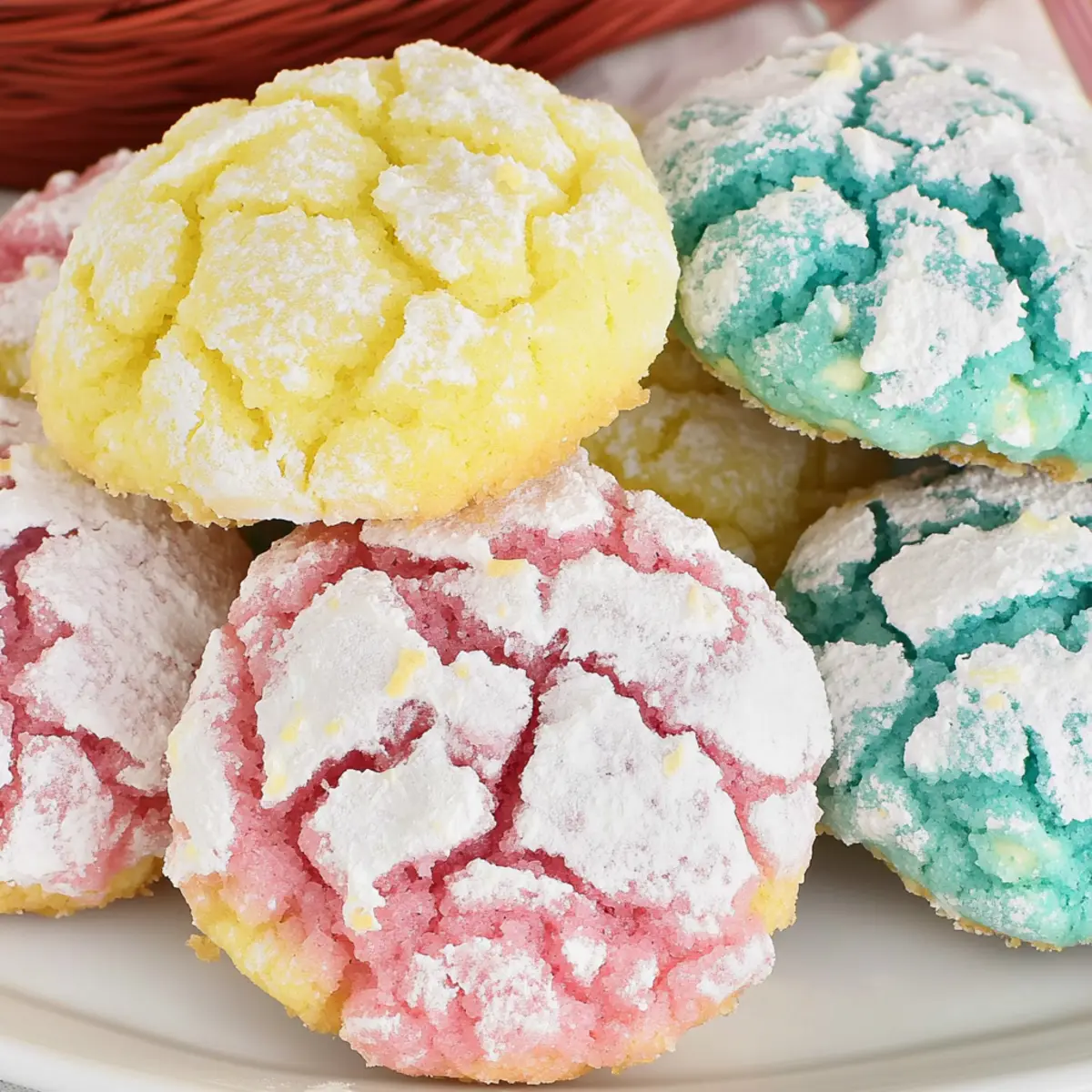 Lemon Crinkle Cookies
