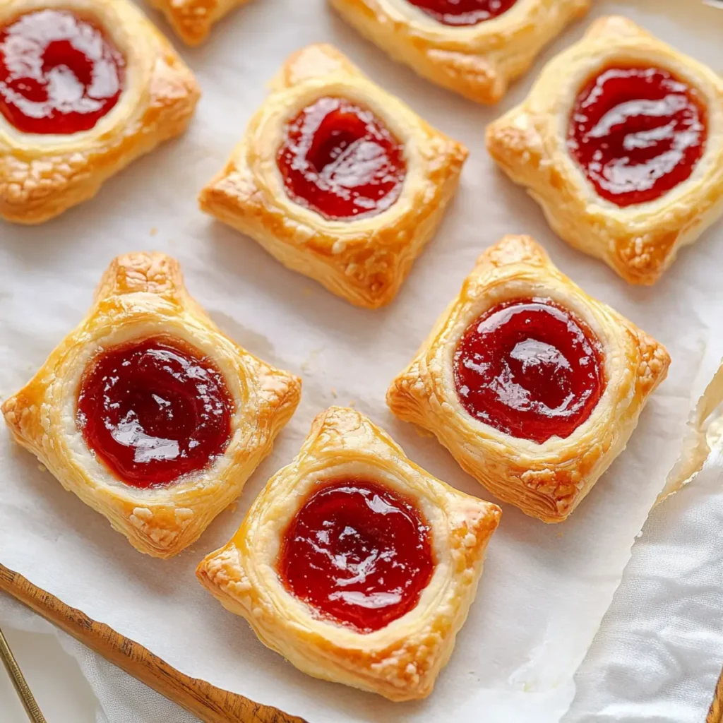 Jam-Filled Puff Pastry Tarts