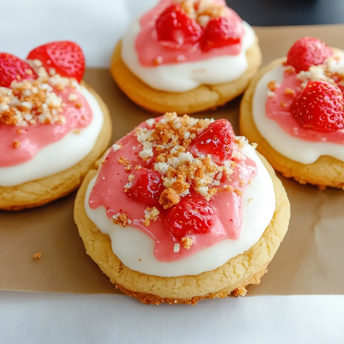Strawberry Shortcake Cookie