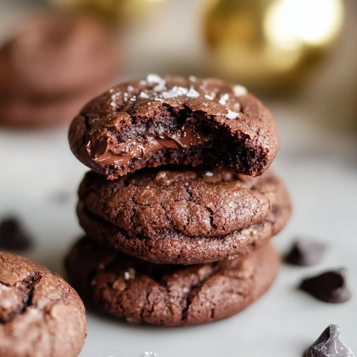 Fudgy Chocolate Brownie Cookies