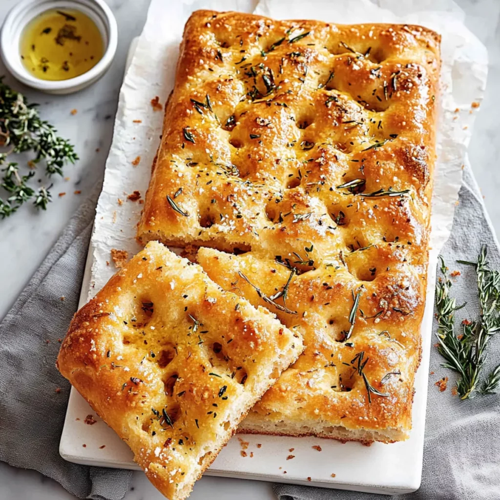 Easy Homemade Focaccia Bread