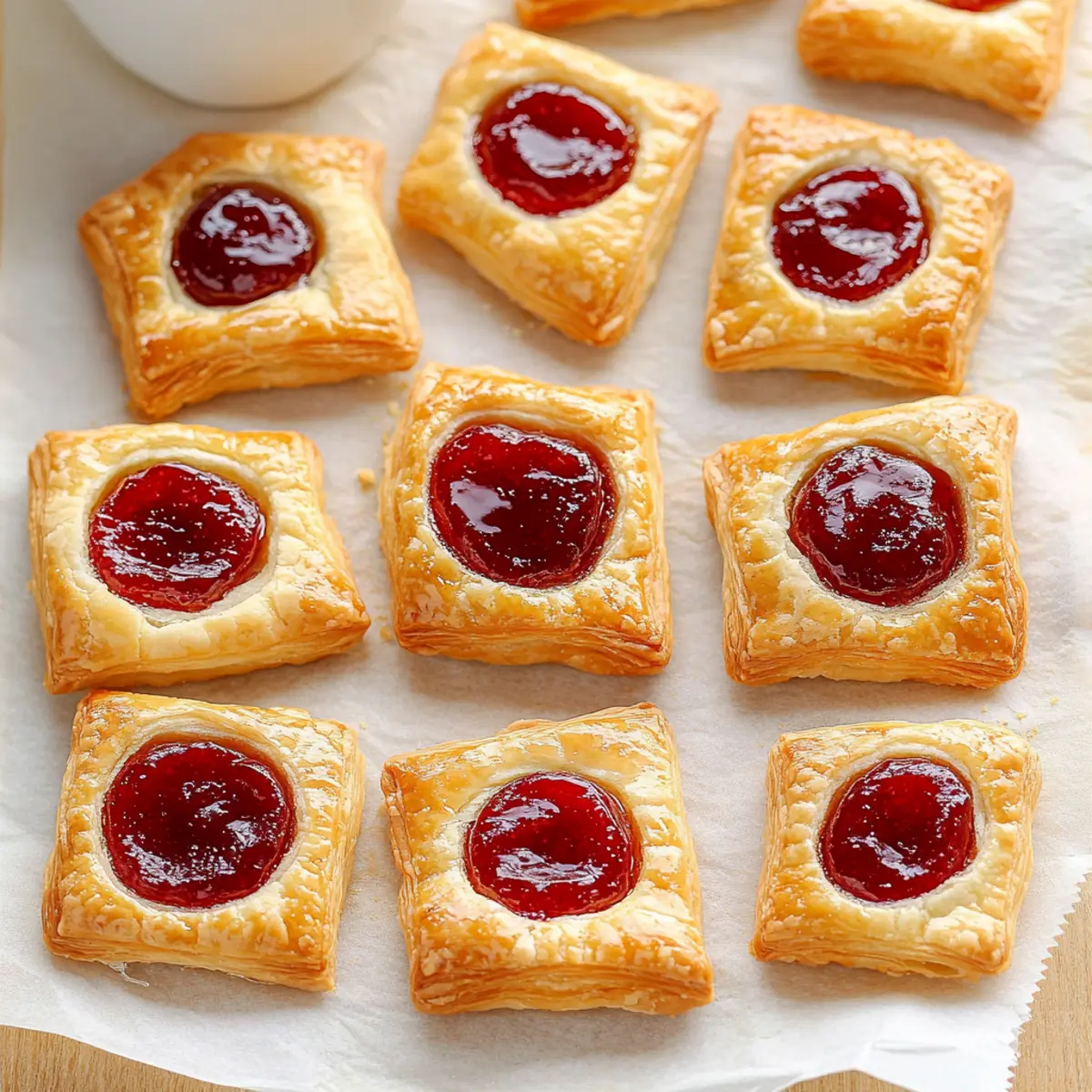 Jam-Filled Puff Pastry Tarts
