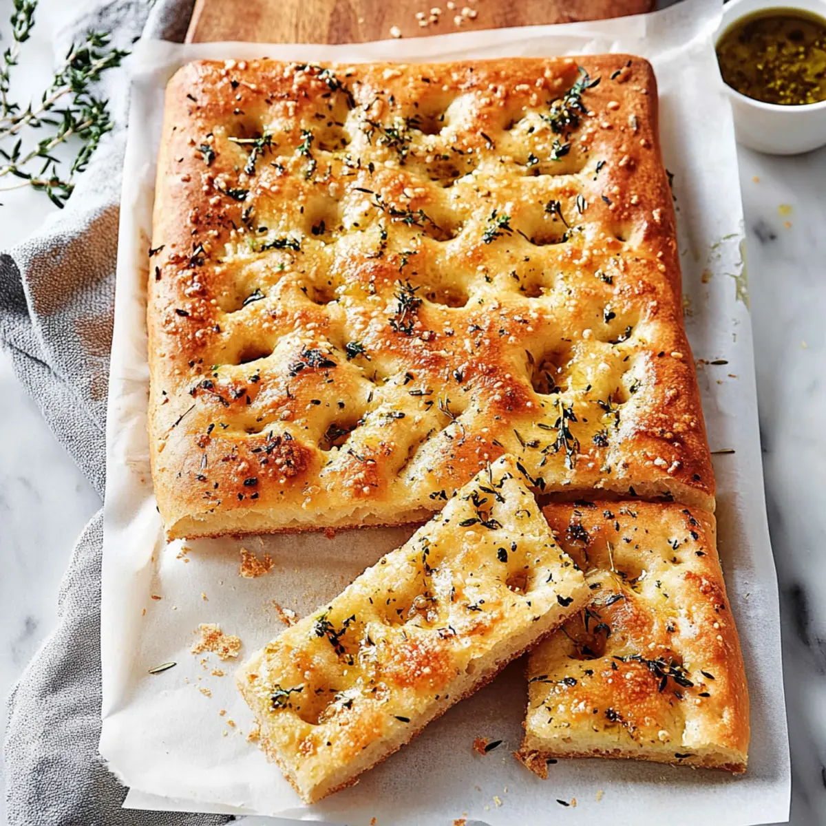 Easy Homemade Focaccia Bread