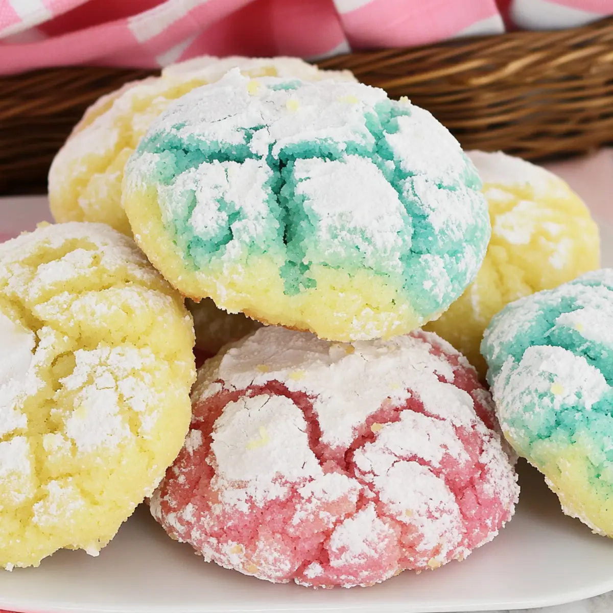Lemon Crinkle Cookies