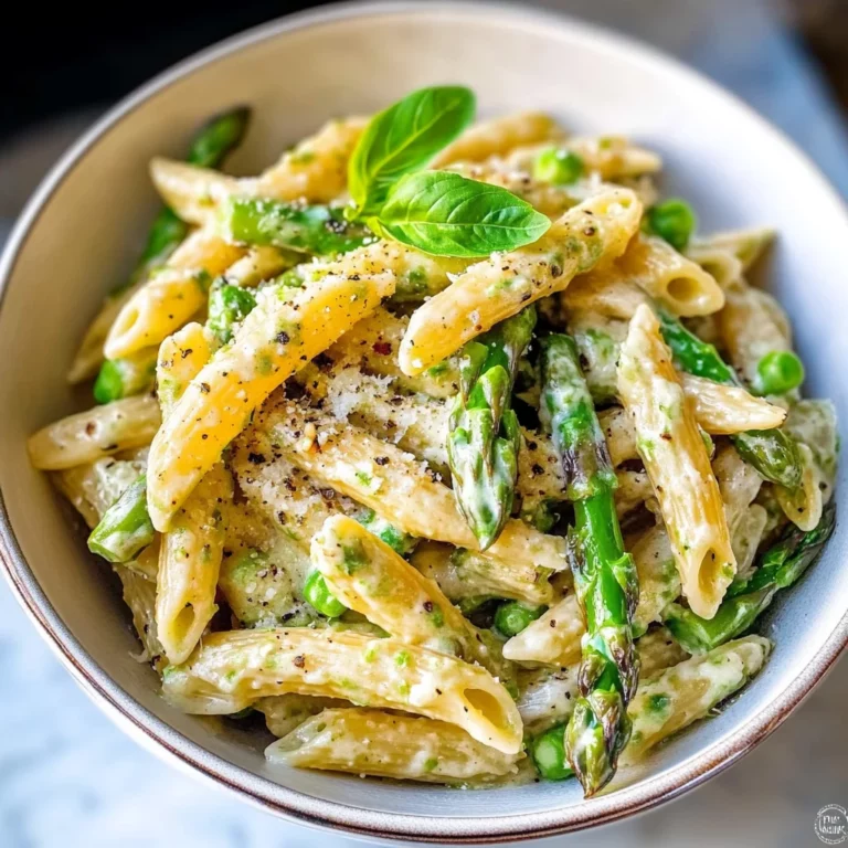 20-min Asparagus Pasta: Delightfully Fresh & Zesty
