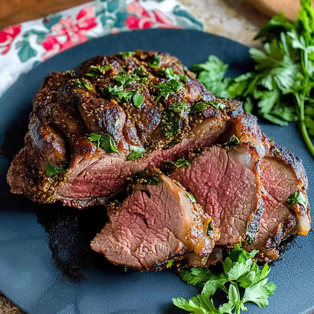 Grilled Butterflied Leg of Lamb with Herb Rub: Savory Del...