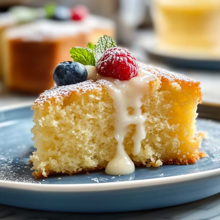 Healthy 4-ingredient Breakfast Cake: Wholesome and Delicious