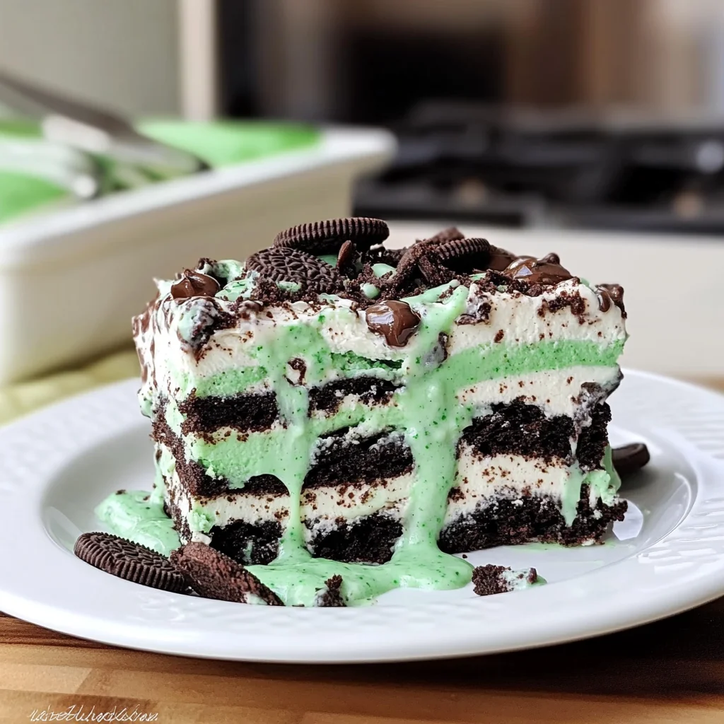 Heavenly Mint Oreo Dessert: Irresistible Minty Delight