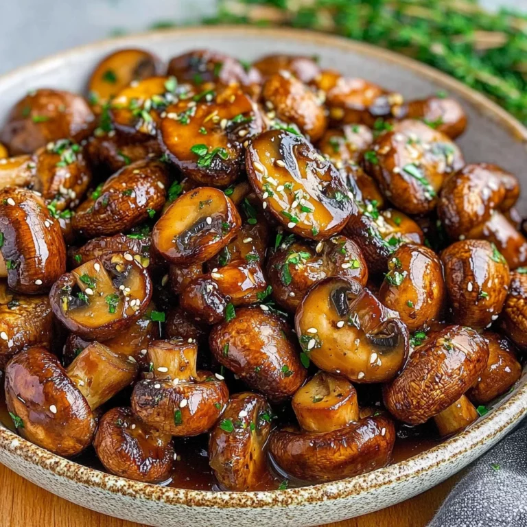 Honey Soy Roasted Mushrooms: Irresistibly Flavorful Treats