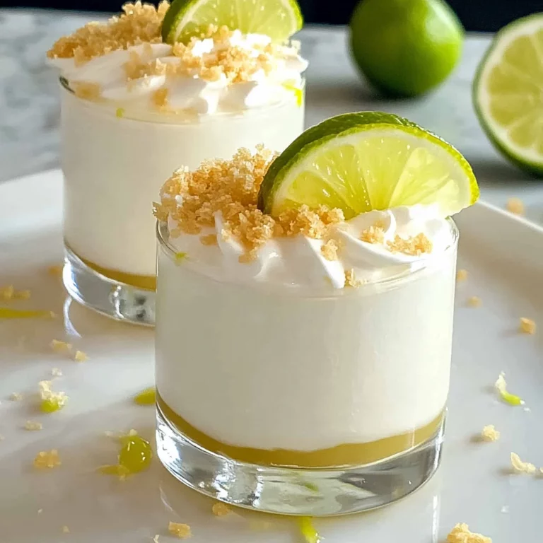 Key Lime Pie Shooters: Tart and Creamy Delight in a Glass