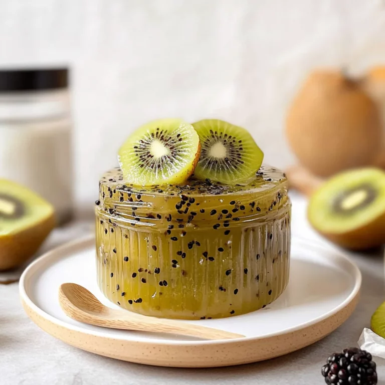 Kiwi Jam: Bursting with Sweet and Tangy Flavor