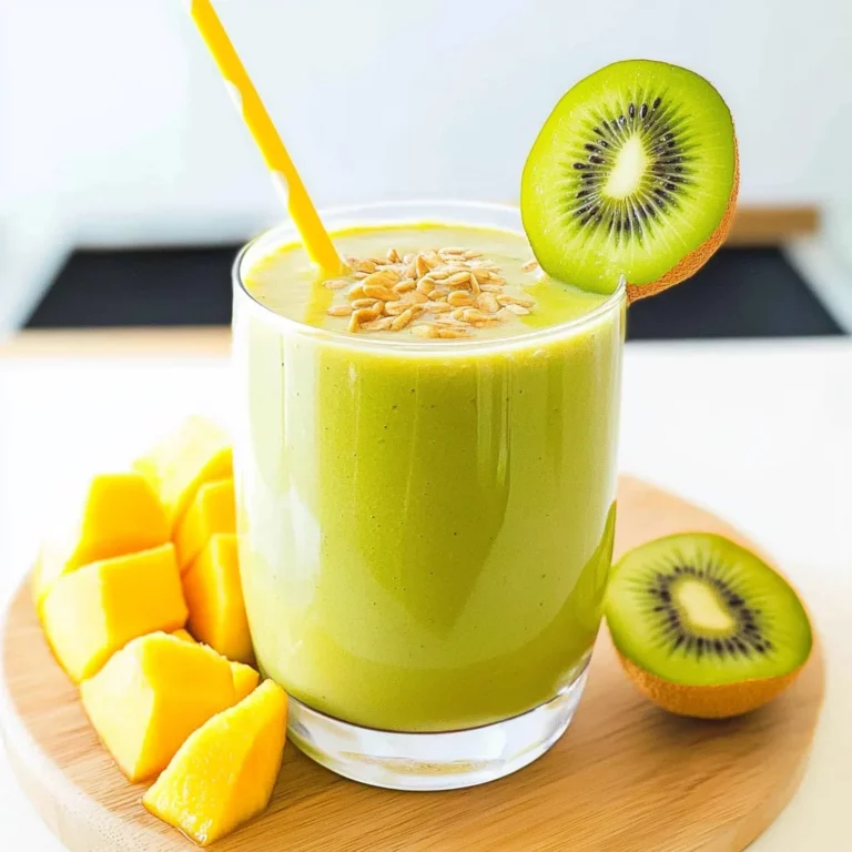 Mango Kiwi Smoothie: Refreshingly Sweet Bliss
