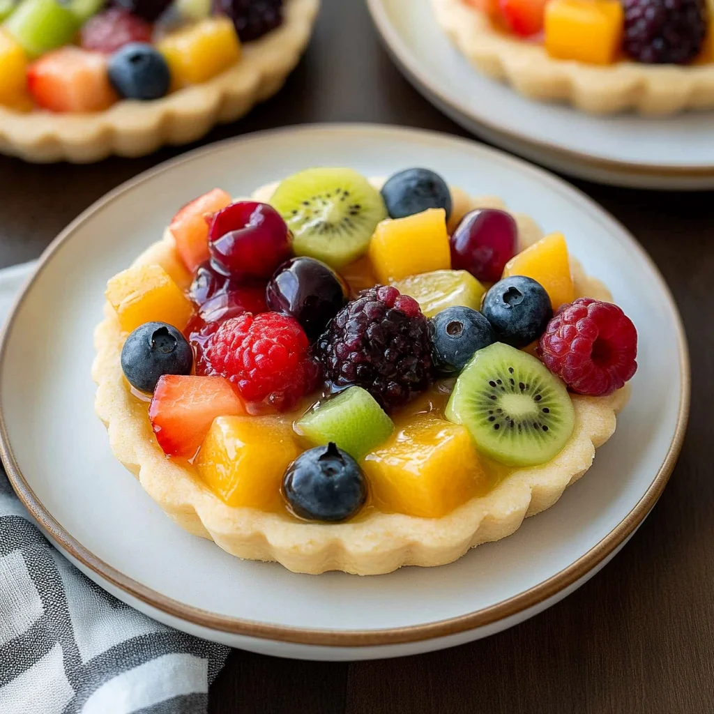 Mini Fruit Tarts: Sweetest Sugar Cookie Delight