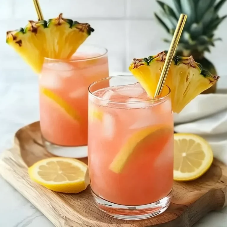 Pineapple Pink Lemonade Soda: A Tropical Celebration