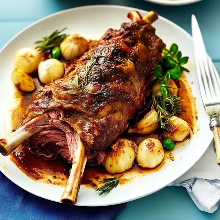 Slow-Roasted Lamb Shoulder with Rosemary & Garlic: Divine...