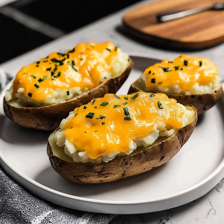 Twice Baked Potatoes: Creamy and Comforting Delight
