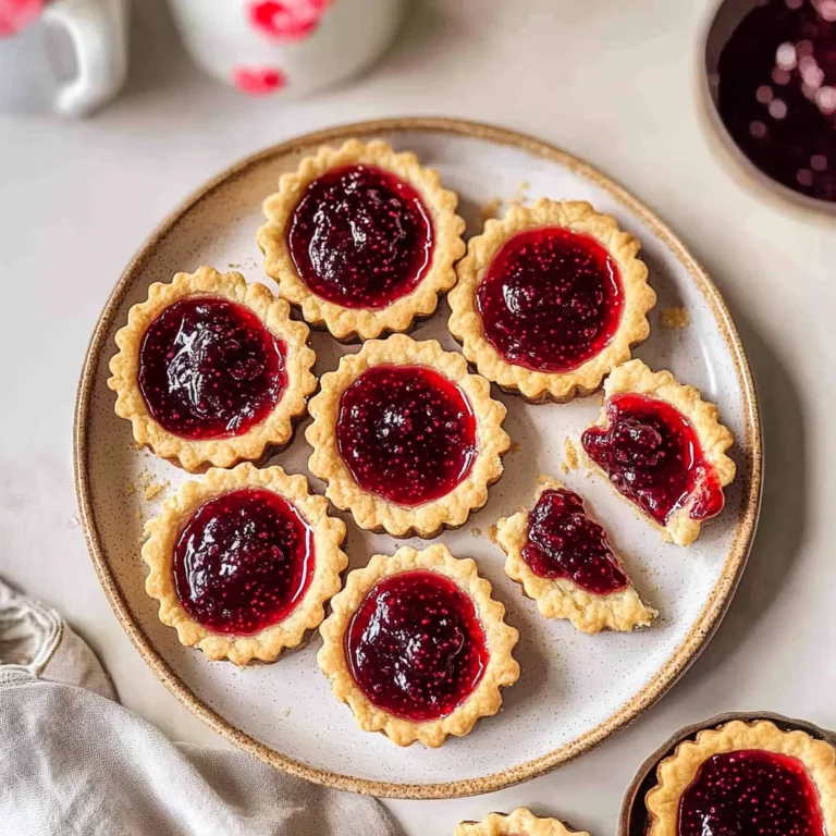 Vegan Jam Tartlets: Delightfully Fruity Indulgence