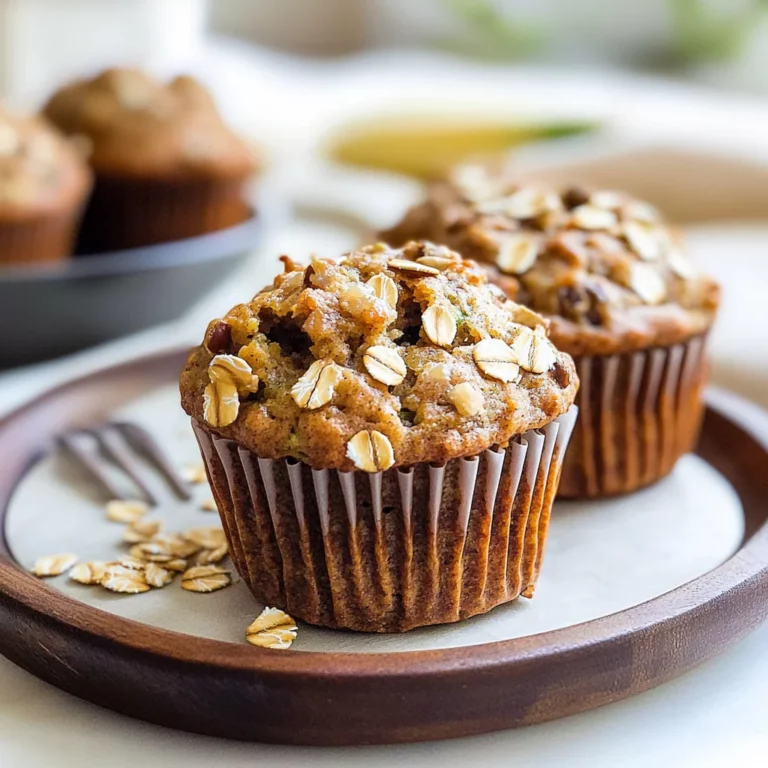 Zucchini Banana Muffins with Oats: Cozy and Delicious