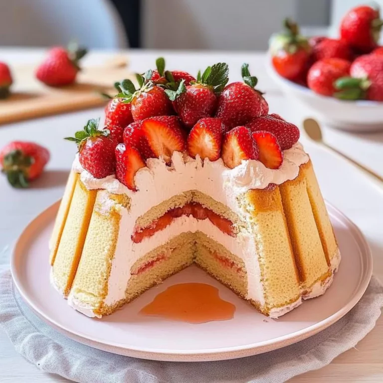 charlotte aux fraises: Delightfully Creamy Dream Dessert