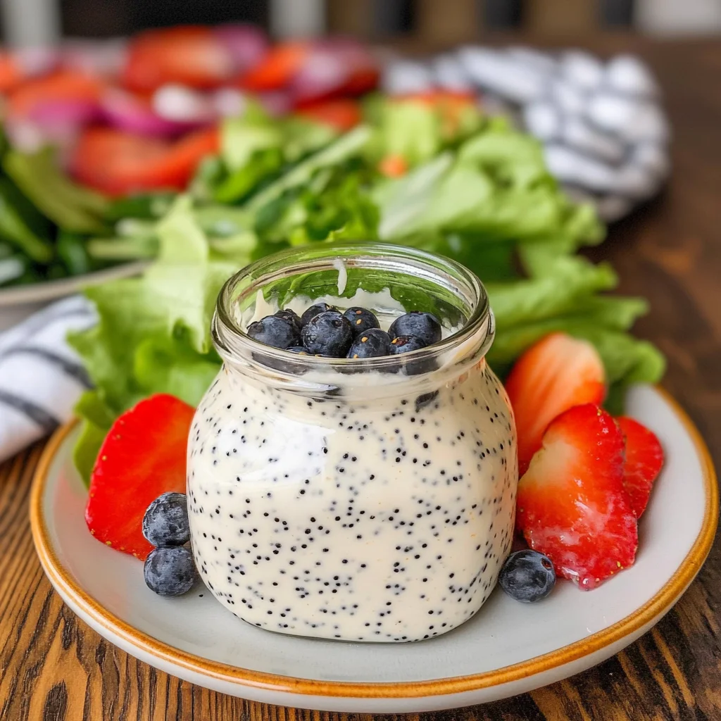 poppy seed dressing: Creamy and Dreamy for Any Salad