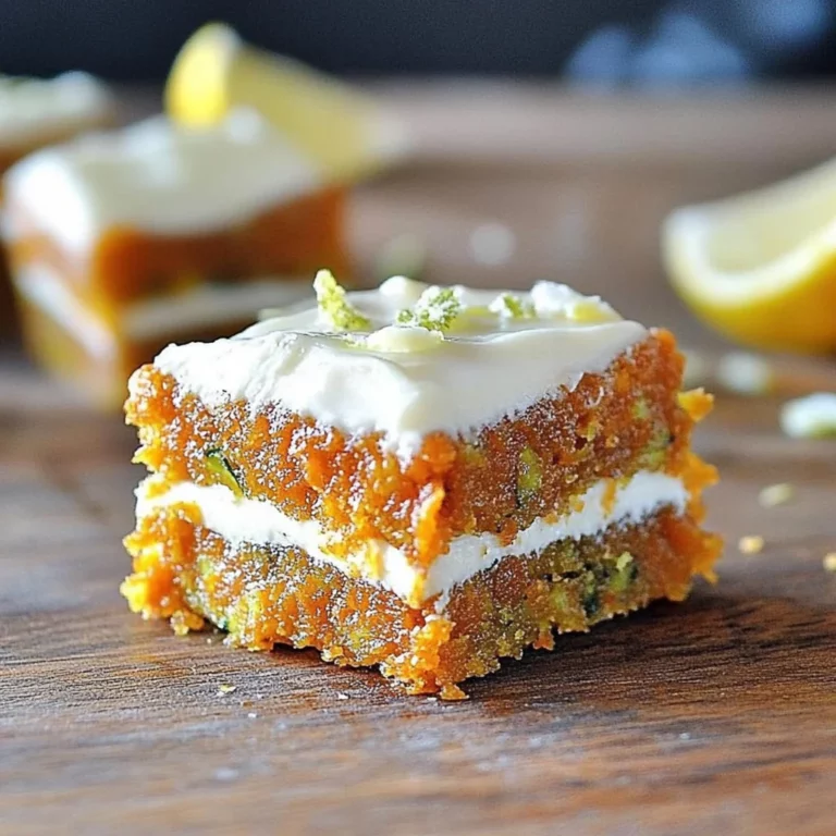 Carrot Zucchini Bars with Citrus Cream Cheese Frosting: I...