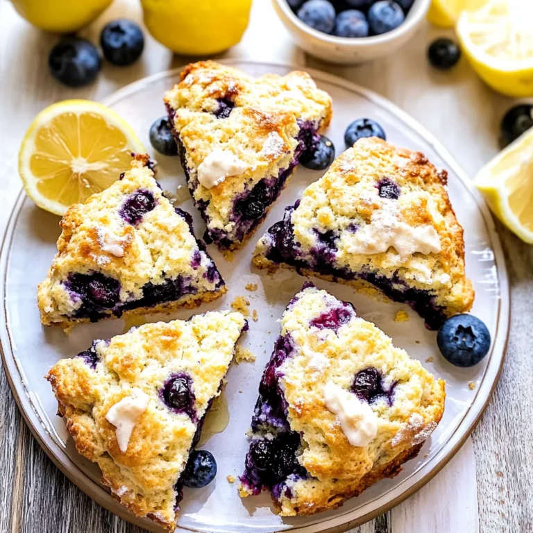 lemon blueberry scones: Irresistibly Tangy and Buttery