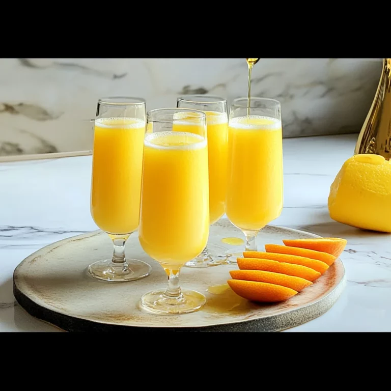 Mimosas: Sparkling Sunshine in a Glass