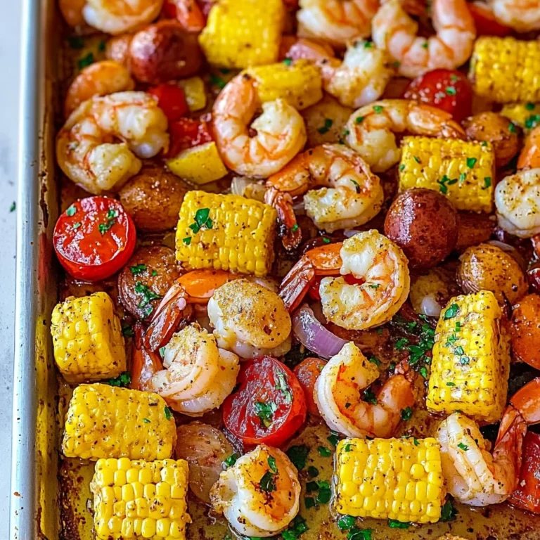sheet pan shrimp boil: Savory and Easy Delight