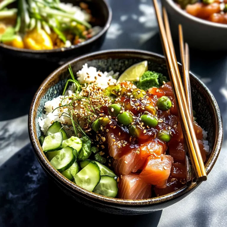 Tuna Poke Bowl: A Flavorful Summer Delight