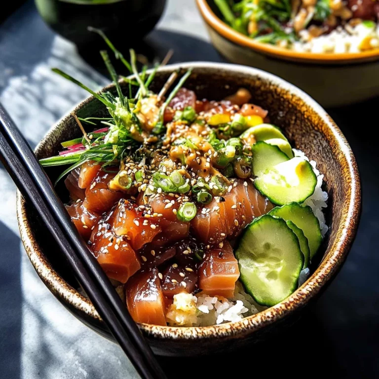 tuna poke bowl: Vibrant and Refreshing Delight Awaits