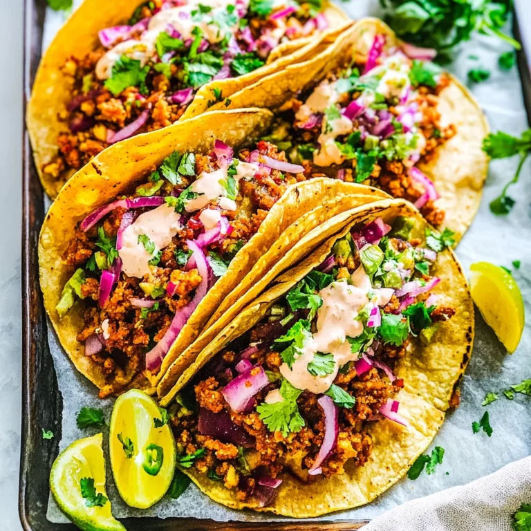 vegan tacos: Flavor-Packed Plant-Based Delight
